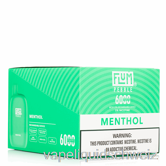 [10er-Pack] Flum Pebble 6000 Einweg-Vape Schweiz
